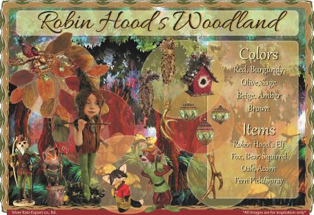 Silver Rain's Robin Hood's Woodland collection