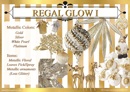 Silver Rain's Regal Glow (Gold, Platinum, Silver) collection