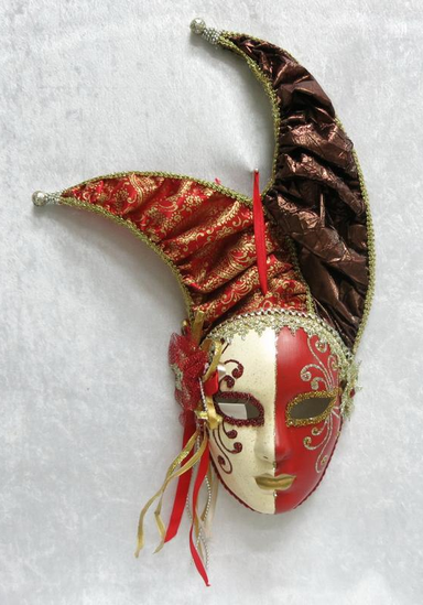 QL327-V Red-Burgundy-Gold-Platinum