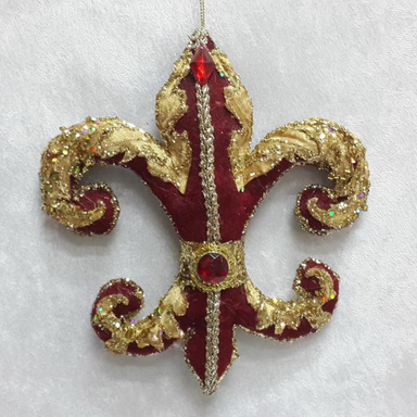 AN5395-VD Burgundy-Gold