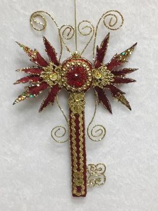 AN6829-V Burgundy-Gold